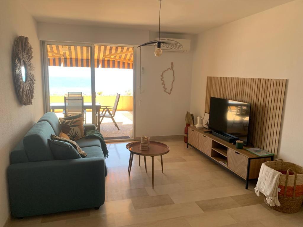 Marinella, Vue Mer Panoramique, Superbe T2 Plage A 150 M Аяччо Екстер'єр фото